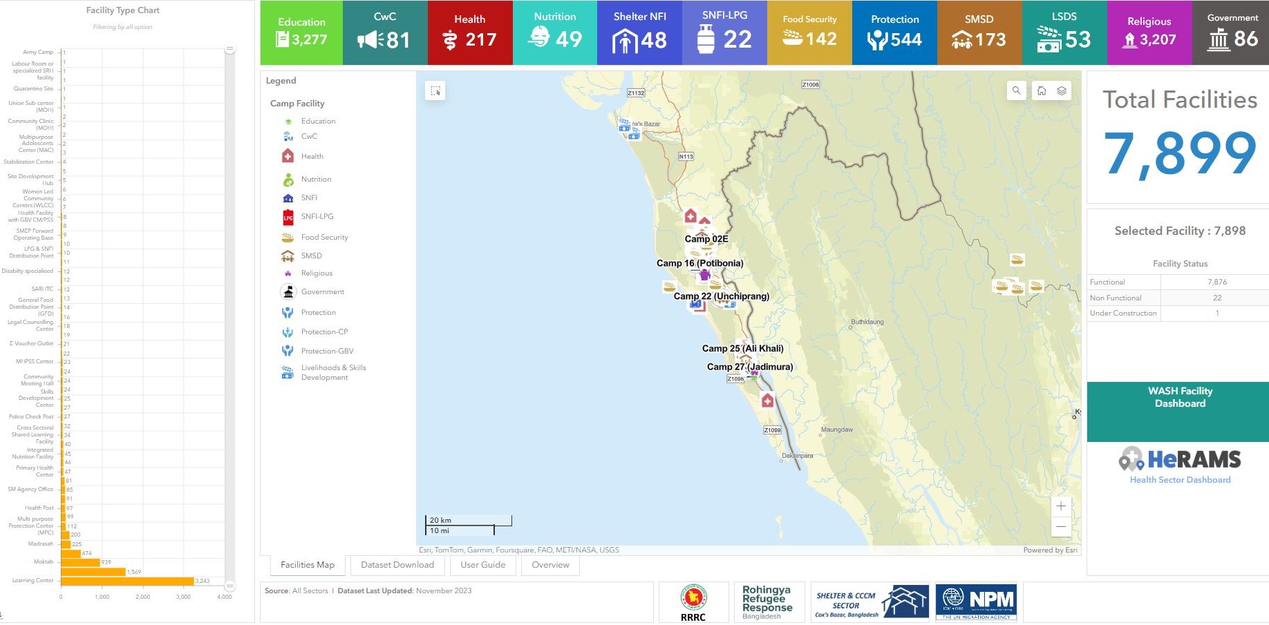 Facilities Mapping Dashboard