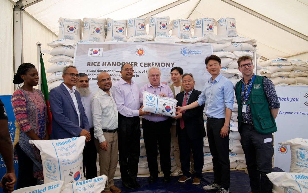 Rice Donation from Republic of Korea Provides a Major Boost to Food Assistance for Rohingya in Bangladesh